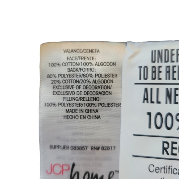 New JCP home valance - Picture 5 of 6